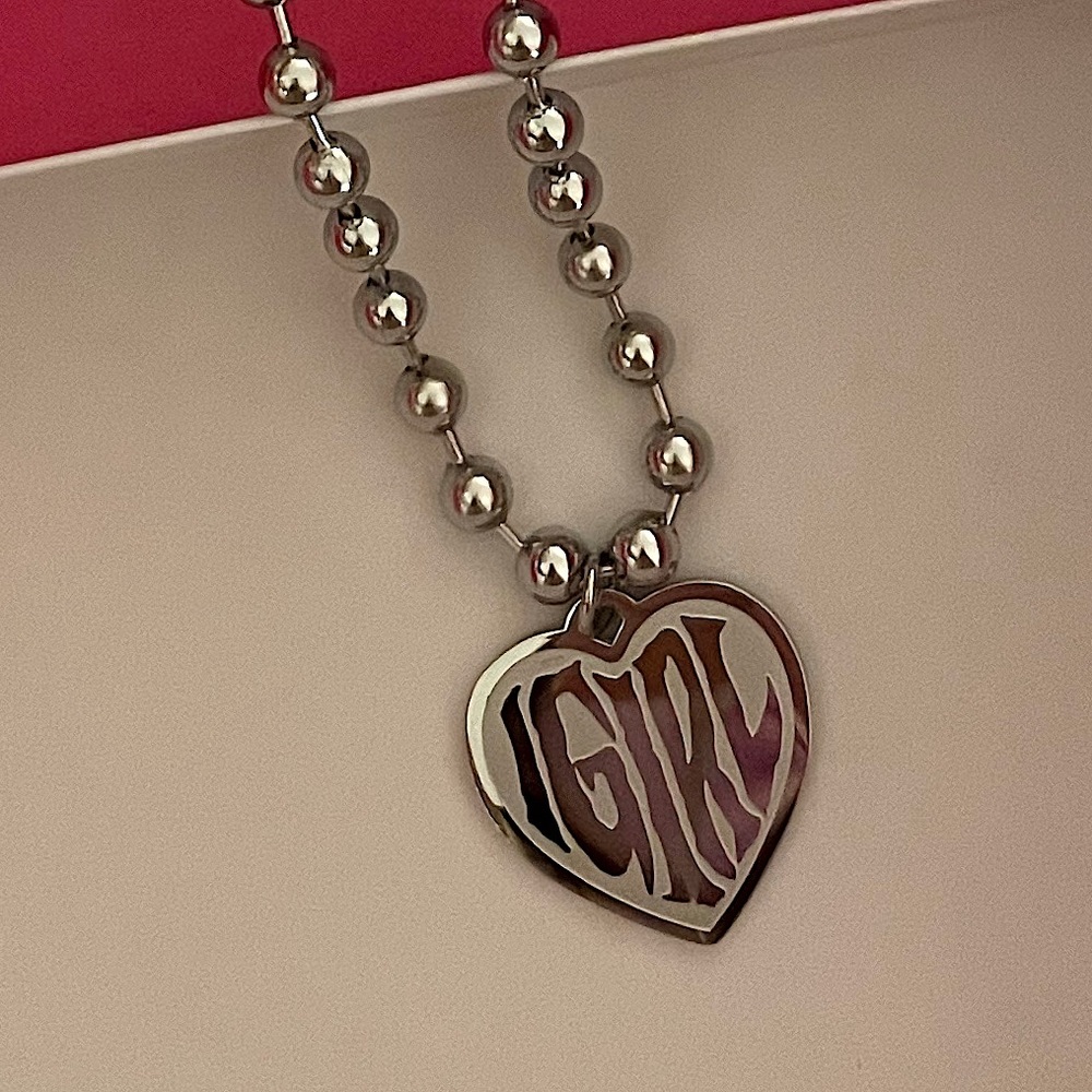 Evil Igirl pendant necklace